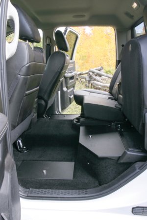 Ram 2500 In-Floor Locking Cargo Lid - Tuffy Products - Pry-Guard - Black - `10-`24